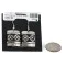 .925 Sterling Silver Handmade Navajo Dangle Native American Earrings 1 24439-6