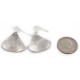.925 Sterling Silver Handmade Certified Authentic Navajo Natural Lapis Dangle Native American Earrings 24439-3