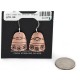 Handmade Certified Authentic Navajo Pure Copper Dangle Native American Earrings 1 24436-3
