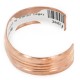 Handmade Certified Authentic Navajo Pure Copper Native American Bracelet 01 24451-1