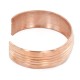 Handmade Certified Authentic Navajo Pure Copper Native American Bracelet 01 24451-1
