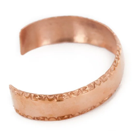 Handmade Navajo Pure Copper Native American Bracelet 1 24451-6 Handmade Navajo Pure Copper Native American Bracelet 1 24451-6