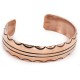 Handmade Certified Authentic Navajo Pure Copper Native American Bracelet 2 24451-7 Handmade Certified Authentic Navajo Pure Copper Native American Bracelet 2 24451-7