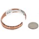Handmade Certified Authentic Navajo Pure Copper Native American Bracelet 24450-2