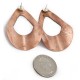 Handmade Certified Authentic Navajo Pure Copper Stud Native American Earrings 24435-1