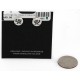 Handmade Certified Authentic Hopi .925 Sterling Silver Stud Native American Earrings 12855-9 Handmade Certified Authentic Hopi .925 Sterling Silver Stud Native American Earrings 12855-9