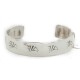Handmade Bear paw Certified Authentic Navajo .925 Sterling Silver Baby Native American Bracelet 12853-1 Handmade Bear paw Certified Authentic Navajo .925 Sterling Silver Baby Native American Bracelet 12853-1