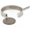 Handmade Bear paw Certified Authentic Navajo .925 Sterling Silver Baby Native American Bracelet 12853-1
