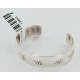 Handmade Bear paw Certified Authentic Navajo .925 Sterling Silver Baby Native American Bracelet 12853-1 Handmade Bear paw Certified Authentic Navajo .925 Sterling Silver Baby Native American Bracelet 12853-1