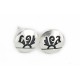 Handmade Certified Authentic Hopi .925 Sterling Silver Stud Native American Earrings 12855-9 Handmade Certified Authentic Hopi .925 Sterling Silver Stud Native American Earrings 12855-9