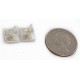 Handmade Certified Authentic Hopi .925 Sterling Silver Stud Native American Earrings 2 12855-5 Handmade Certified Authentic Hopi .925 Sterling Silver Stud Native American Earrings 2 12855-5