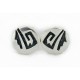 Handmade Certified Authentic Hopi .925 Sterling Silver Stud Native American Earrings 5 12855-7 Handmade Certified Authentic Hopi .925 Sterling Silver Stud Native American Earrings 5 12855-7