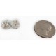 Handmade Certified Authentic Hopi .925 Sterling Silver Stud Native American Earrings 5 12855-7 Handmade Certified Authentic Hopi .925 Sterling Silver Stud Native American Earrings 5 12855-7
