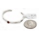 Handmade Certified Authentic Navajo .925 Sterling Silver Natural Carnelian Baby Native American Bracelet 1 12853-2