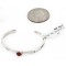 Handmade Certified Authentic Navajo .925 Sterling Silver Natural Carnelian Baby Native American Bracelet 12853-3