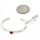 Handmade Certified Authentic Navajo .925 Sterling Silver Natural Carnelian Baby Native American Bracelet 12853-3 Handmade Certified Authentic Navajo .925 Sterling Silver Natural Carnelian Baby Native American Bracelet 12853-3