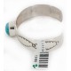 Handmade Certified Authentic Navajo .925 Sterling Silver Natural Turquoise Baby Native American Bracelet 12483-2