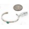 Handmade Certified Authentic Navajo .925 Sterling Silver Natural Turquoise Baby Native American Bracelet 12853-4
