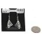 Handmade Kachina Certified Authentic Hopi .925 Sterling Silver Dangle Native American Earrings 12856-3