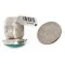 925 Sterling Silver Handmade Navajo Natural Turquoise Native American Ring 24428-2