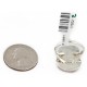 .925 Sterling Silver Handmade Certified Authentic Navajo Natural Turquoise and Spiny Oyster Native American Ring  17002-2