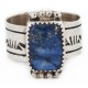 925 Sterling Silver Handmade Certified Authentic Navajo Natural Lapis Native American Ring  12627