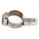 925 Sterling Silver Handmade Certified Authentic Navajo Natural Lapis Native American Ring  12627