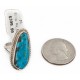 .925 Sterling Silver Handmade Certified Authentic Navajo Natural Turquoise Native American Ring 16938 .925 Sterling Silver Handmade Certified Authentic Navajo Natural Turquoise Native American Ring 16938