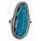 .925 Sterling Silver Handmade Certified Authentic Navajo Natural Turquoise Native American Ring 16938 .925 Sterling Silver Handmade Certified Authentic Navajo Natural Turquoise Native American Ring 16938