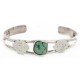 Handmade Certified Authentic Navajo .925 Sterling Silver Natural Turquoise Native American Bracelet 12804