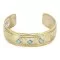 Handmade Navajo Pure Brass Native American Bracelet Natural Turquoise 12861-4 Handmade Navajo Pure Brass Native American Bracelet Natural Turquoise 12861-4
