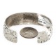 Handmade Certified Authentic Navajo Pure Nickel Native American Bracelet Natural Turquoise 12861-3
