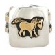 Rare 12kt Gold Filled 925 Sterling Silver Horse Handmade Certified Authentic Navajo Native American Ring  12657-6
