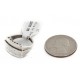 925 Sterling Silver Handmade Certified Authentic Navajo Native American Ring  24433-1