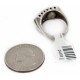 925 Sterling Silver Handmade Certified Authentic Navajo Native American Ring  24433-1