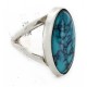 925 Sterling Silver Handmade Certified Authentic Navajo Natural Turquoise Native American Ring 24432-1 925 Sterling Silver Handmade Certified Authentic Navajo Natural Turquoise Native American Ring 24432-1