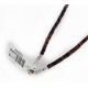 Hand made Certified Authentic Navajo .925 Sterling Silver Natural Smoky Quartz Amethyst Native American Necklace 16040