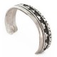 Handmade Certified Authentic Mountain Navajo .925 Sterling Silver Baby Native American Bracelet 12505
