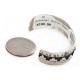 Handmade Certified Authentic Mountain Navajo .925 Sterling Silver Baby Native American Bracelet 12505