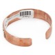 Handmade Certified Authentic Navajo Pure .925 Sterling Silver and Copper Native American Bracelet 12703-11