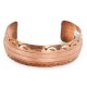Handmade Certified Authentic Navajo Pure Copper Native American Bracelet 12807