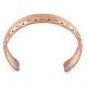 Handmade Certified Authentic Navajo Pure Copper Native American Bracelet 12807
