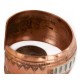 Handmade Feather Certified Authentic Navajo Pure .925 Sterling Silver and Copper Native American Bracelet 12839-1