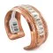 Handmade Feather Navajo Pure .925 Sterling Silver and Copper Native American Bracelet 12839-1 Handmade Feather Navajo Pure .925 Sterling Silver and Copper Native American Bracelet 12839-1