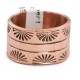 Pure Copper Handmade Certified Authentic Navajo Native American Ring  16996-2