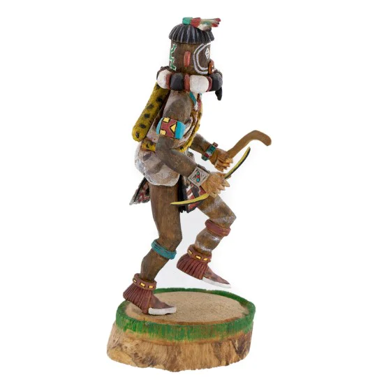 Handmade Hopi Old Oraibi Left Hand Native American Kachina 10877 Handmade Hopi Old Oraibi Left Hand Native American Kachina 10877