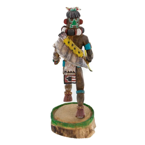 Handmade Hopi Old Oraibi Left Hand Native American Kachina 10877 Handmade Hopi Old Oraibi Left Hand Native American Kachina 10877