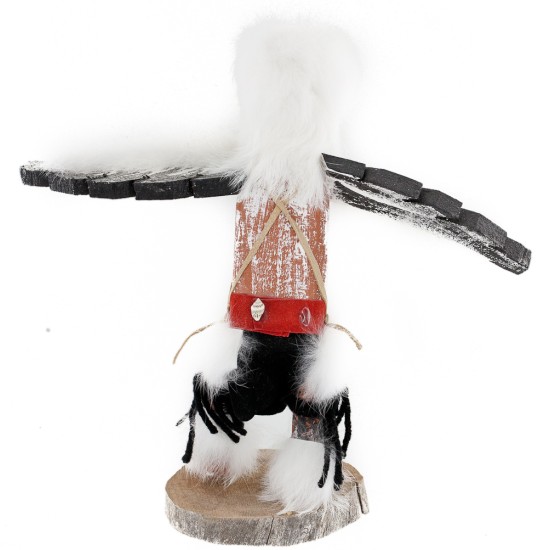 $150 Handmade Certified Authentic Hopi Eagle Native American Kachina  19142