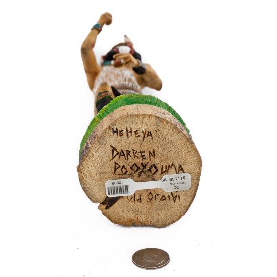 $1140 Handmade Certified Authentic Hopi Old Oraibi Heheya Native American Kachina 10888
