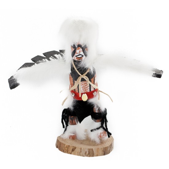 $150 Handmade Certified Authentic Hopi Eagle Native American Kachina  19142